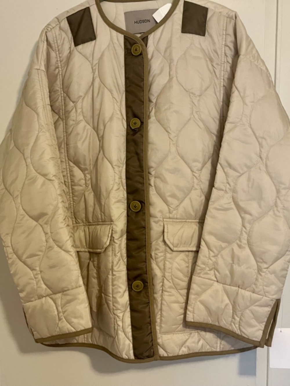 Hudson Oversized liner Jacket with Padded Quilting